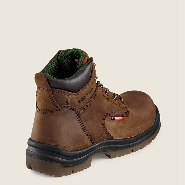 Red Wing Safety Bot Erkek - King Toe® - 6-Inch Toe - Kahverengi - 80YBUVDAL